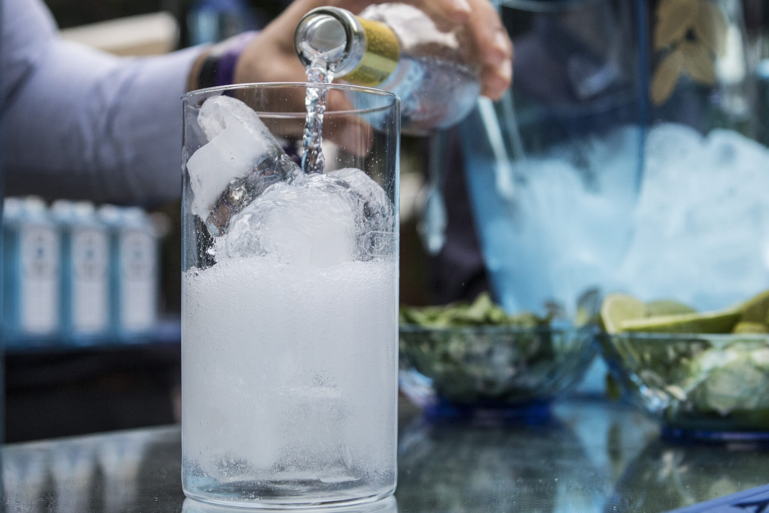 Vaso de gin-tónic