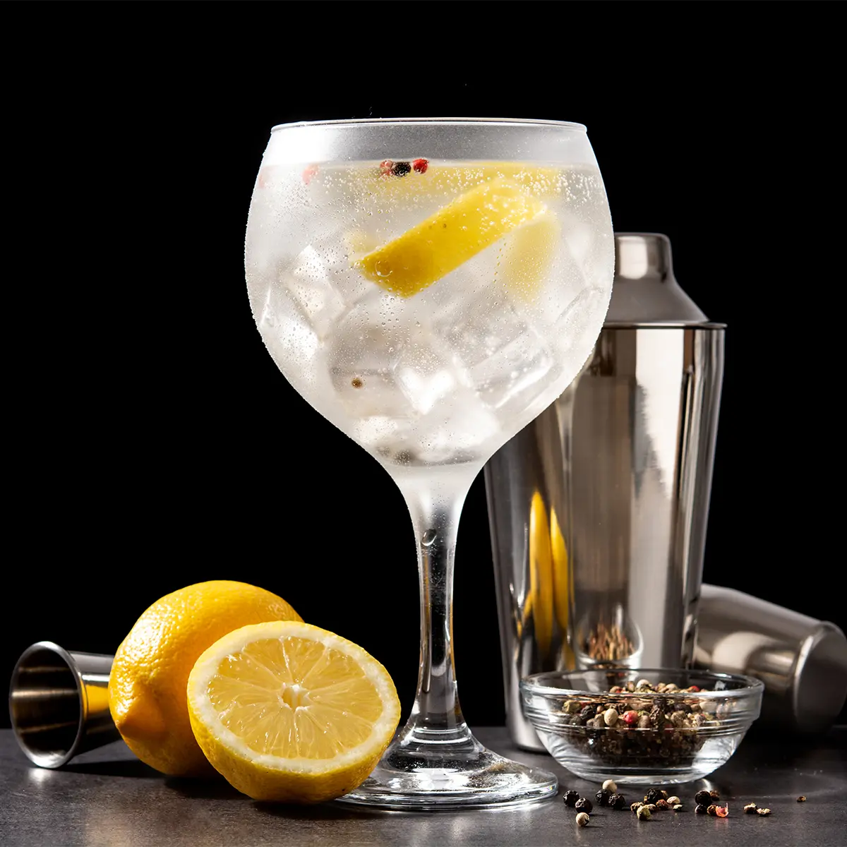 copa de balon gin tonic
