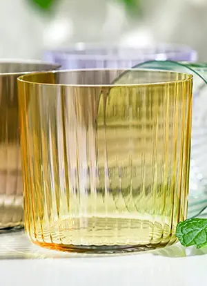 VASO COCKTAIL DECO AMARILLO 42 CL – CAJA DE 1 UNIDAD